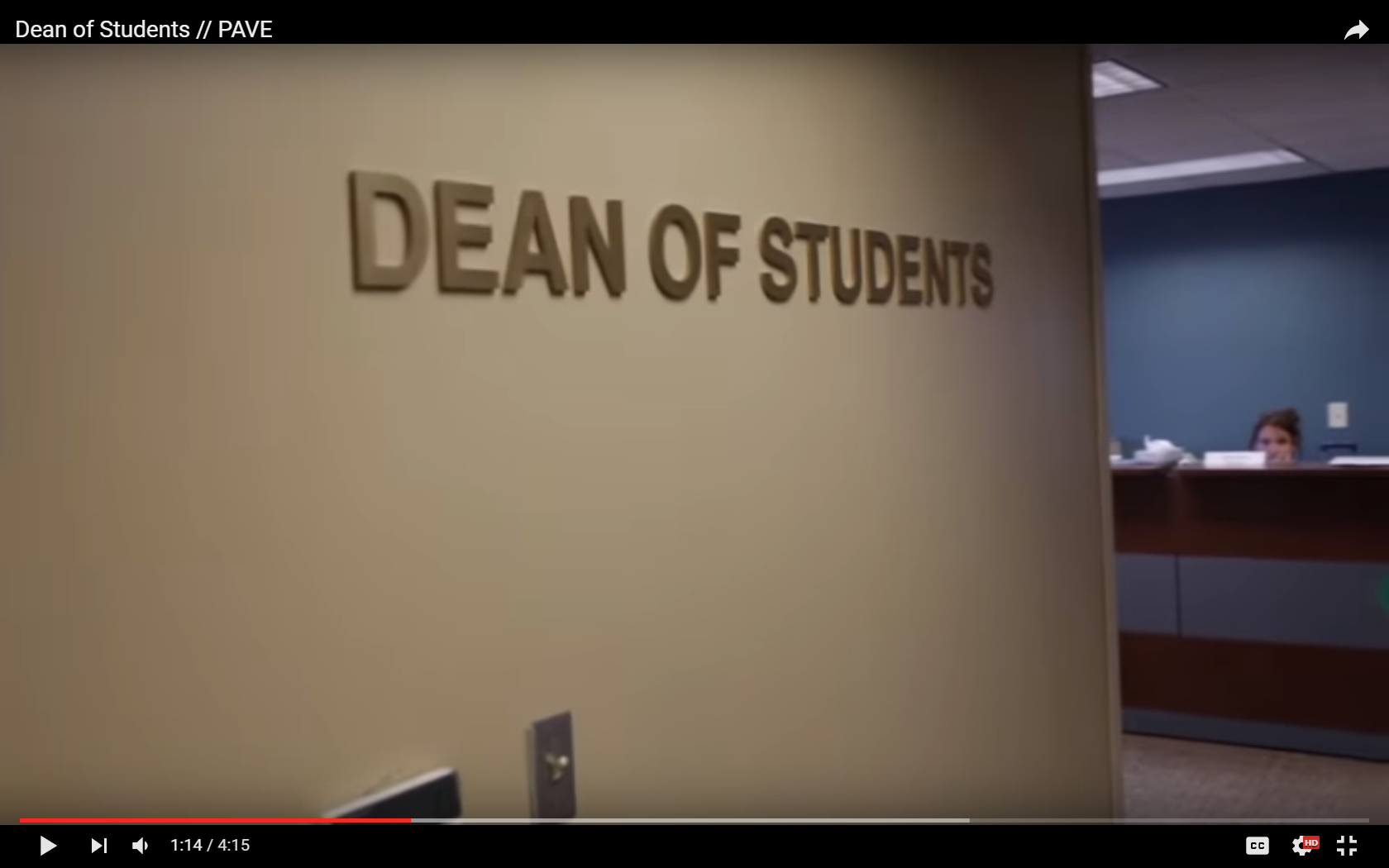 PAVE Dean of Students